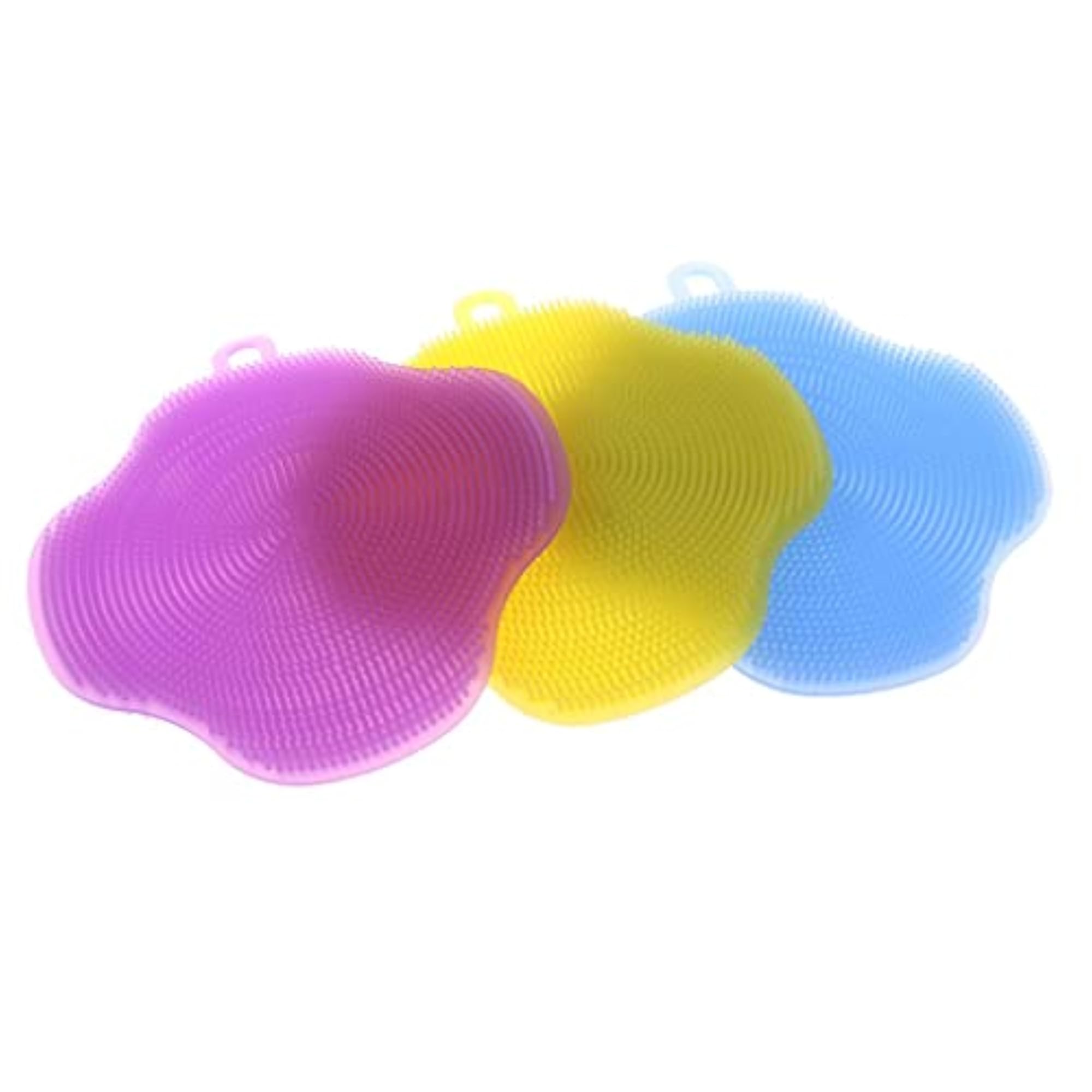 6pcs Silicone Baby Kids Bath Shower Brush Set